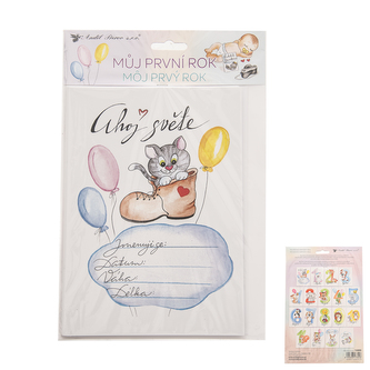 Milníkové kartičky - MŮJ PRVNÍ ROK