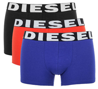 3Pack boxerky Diesel modro, černo, červené Velikost: XL