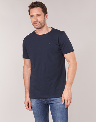 Tričko Tommy Hilfiger Cotton Tee Icon modré Velikost: L