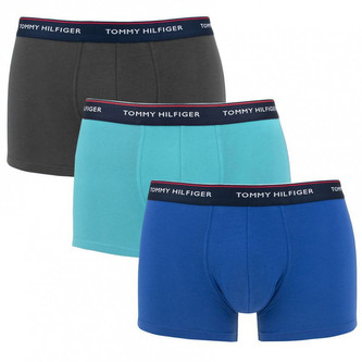 3Pack pánské boxerky Tommy Hilfiger Low Rise vícebarevné 0SQ Velikost: S