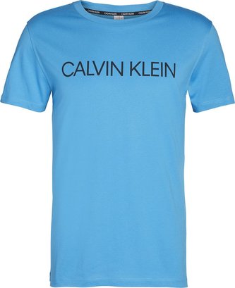 Pánské tričko Calvin Klein Relaxed Crew Blue Velikost: M