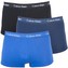 3Pack boxerky Calvin Klein Low Rise černé/tmavě modré/modré Velikost: S