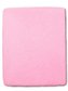 Froté prostěradlo do postýlky růžová