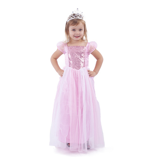 Dětský kostým růžová princezna (S)