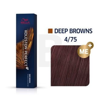 Wella Professionals Permanentní barva na vlasy Koleston Perfect ME™+ Deep Browns 60 ml Odstín 4/75 woman