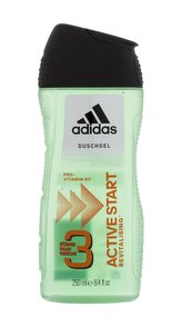 Adidas 3in1 Sprchový gel Active Start 250 ml pro muže