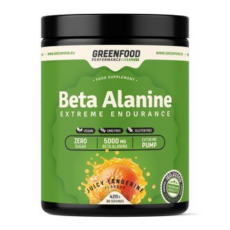 GreenFood nutrition - Performance Beta alanin 420g - Tangerine juice