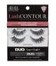 Ardell Lash Contour umělé řasy Lash Contour 371 2 páry + lepidlo na řasy a oční linka Duo Line It Lash It 2in1 Eyeliner & Lash Adhesive 2,5 g