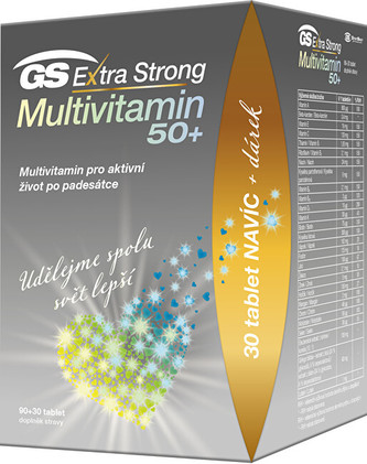 Green-Swan GS Extra Strong Multivitamin 50+ 90+30 tablet DÁREK 2021