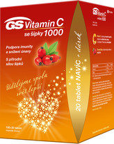 Green-Swan GS Vitamin C 1000 + šípky 100+20 tablet DÁREK 2021