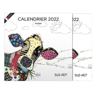 Kalendář CALCLA001 BUG ART KIUB