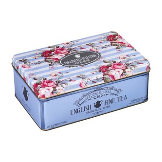 New English Teas čaj plechovka TT32, 100 sáčků (200g), VINTAGE FLORAL, NET