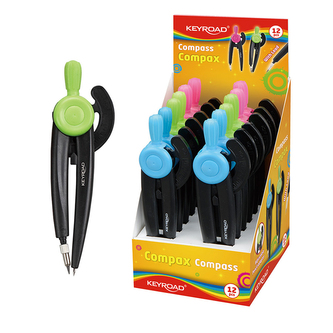 Kružítko KEYROAD Compax, displej, asort