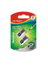 Keyroad Ořezávátko Metal 2 ks - stříbrné