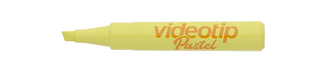 Zvýrazňovač ICO Videotip pastelový, pastel žlutá