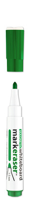 Popisovač na bílou tabuli a flipchart "Markeraser", zelená, 1-3mm, multifunkční, ICO