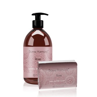 Harmoni luxusní oleje do koupele Rose + ttoaletní mýdlo Rose