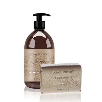 Harmoni luxusní oleje do koupele Mystic + toaletní mýdlo Mystic almond