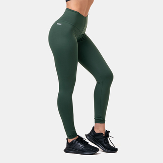 Dámské legíny Classic Hero High Waist Green - NEBBIA - Velikost XS