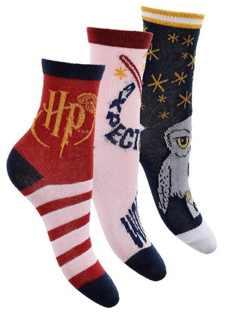 SADA 3 KS PONOŽKY HARRY POTTER - velikost 23-26