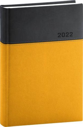 Denní diář Dado 2022, žlutočerný