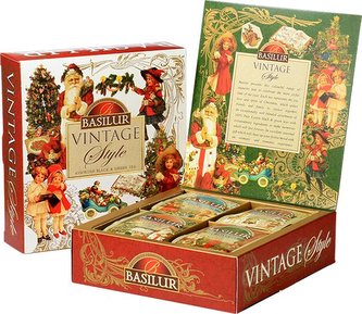 BASILUR Dárková sada čajů Vintage 40 sáčků BASILUR Dárková sada čajů Vintage 40 sáčků