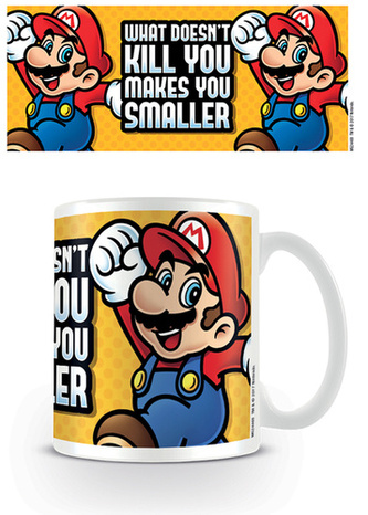 Hrnek Super Mario What Doesn't Kill You Makes you smaller Hrnek Super Mario What Doesn't Kill You Makes you smaller