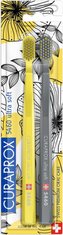 Curaprox Velmi jemný zubní kartáček 5460 Duo Yellow/Grey Edition 2 ks unisex