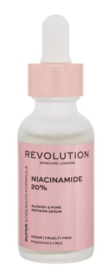 Revolution Skincare Niacinamide Pleťové sérum 20% Blemish & Pore Refining Serum 30 ml pro ženy