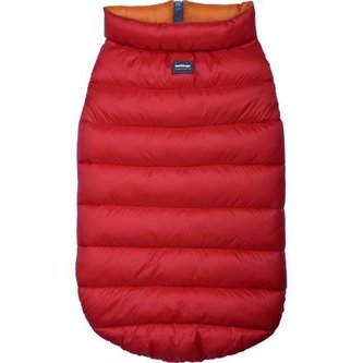 Red Dingo Puffer Jacket – Červená / Oranžová velikost bundy 30 cm