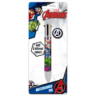 Plastová vícebarevná propiska Marvel: Avengers Burst