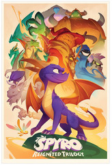 Plakát Spyro: Animated Style (61 x 91,5)