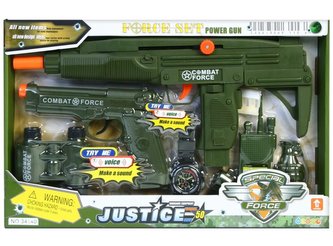 Vojenský set se samopalem