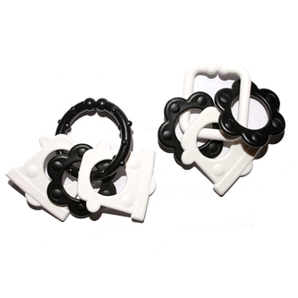 Kousátko 4 tvary černobílé