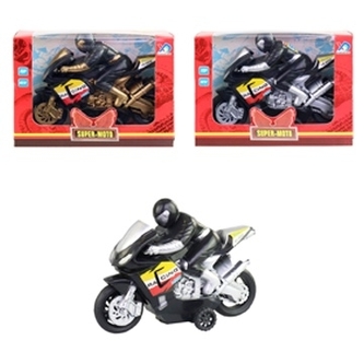 Motorka s jezdcem  na setrvačník