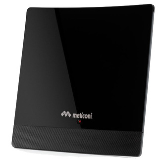 TV anténa Meliconi, 881013, AT 52, pokojová,52 dB, LTE filtr, FullHD, VHF, UHF, adaptér AC/DC