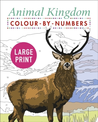 Large Print Animal Kingdom Colour by Numbers
