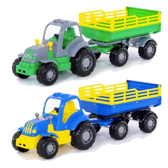 Traktor s přívěsem Machr