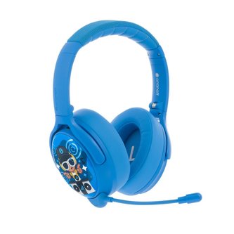 BuddyPhones Cosmos+  dětská bluetooth sluchátka s odnímatelným mikrofonem, světle modrá