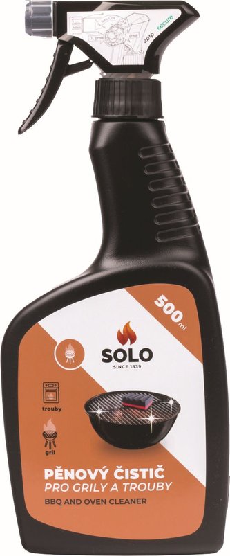 Čistič na trouby a grily 500 ml pěnový Solo Čistič na trouby a grily 500 ml pěnový Solo