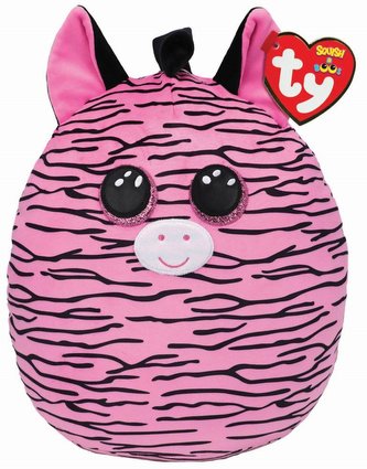 Ty Squish-a-Boos ZOEY - růžová zebra 30 cm