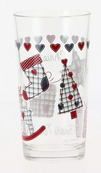 Sklenice 250 ml CHRISTMAS GIFT 6 ks