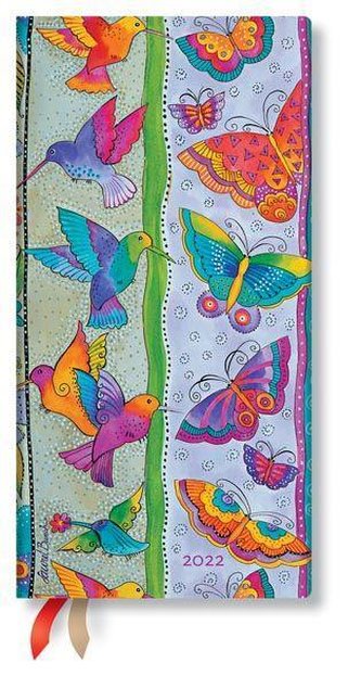Kolibri und Schmetterlinge 12-Monatskalender 2022 Schlank Horizontal