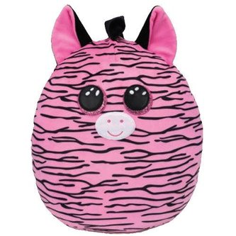 Ty Squish-a-Boos ZOEY - růžová zebra 22 cm