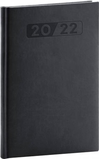 Týdenní diář Aprint 2022, černý