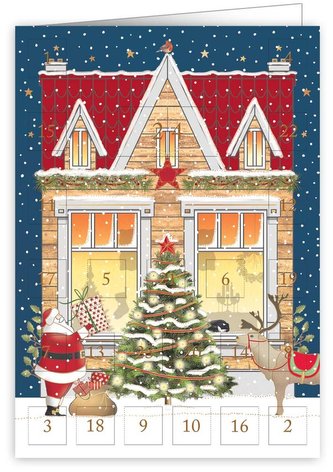 QUIRE PUBLISHING Přání adventní kalendář 6366 QP