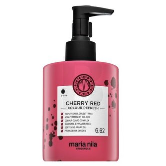 Maria Nila Jemná vyživující maska bez permanentních barevných pigmentů 6.62 Cherry Red (Colour Refresh Mask) Objem 300 ml woman