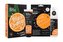 Ecodenta Toothpaste zubní pasta Black Orange Whitening 100 ml + ústní pěna Black Orange Whitening 150 ml + pleťová maska Kili·g Black Jelly 3 x 7 g
