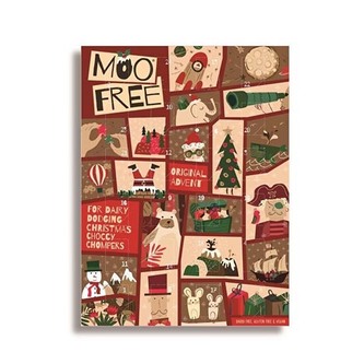 Moo-Free Čokoládový adventní kalendář 70 g