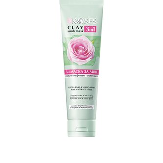 ELLEMARE Jílová čisticí maska pro mastnou pleť Roses Acne Help (Clay Scrub Mask) 150 ml woman